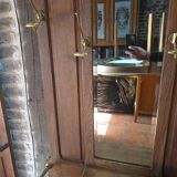 Vestiaire porte manteau ancien en chêne massif