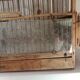 Old wooden and metal cage