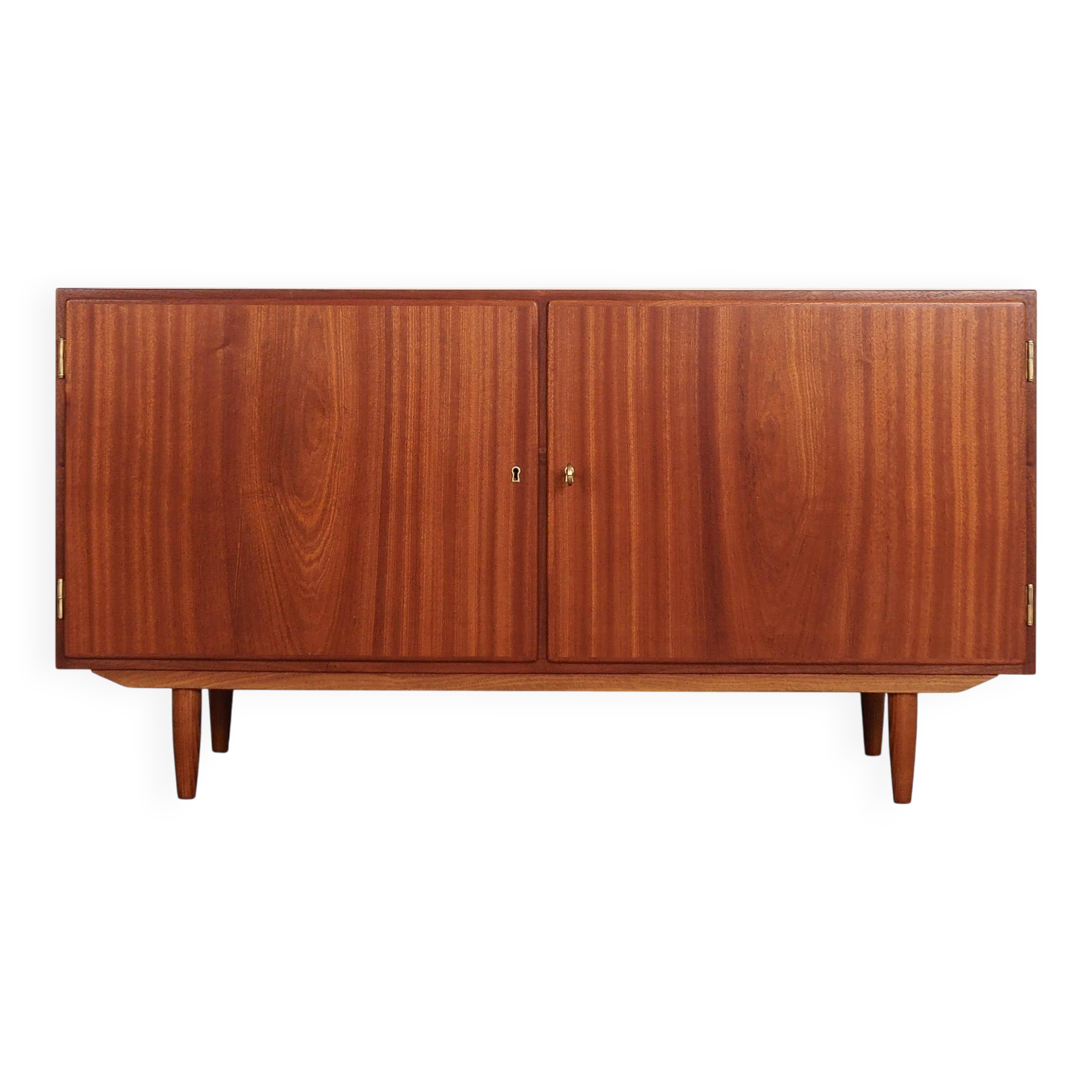 Mahogany cabinet, Danish design, 1970s, designer: Carlo Jensen, manufacture