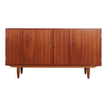 Mahogany cabinet, Danish design, 1970s, designer: Carlo Jensen, made in.