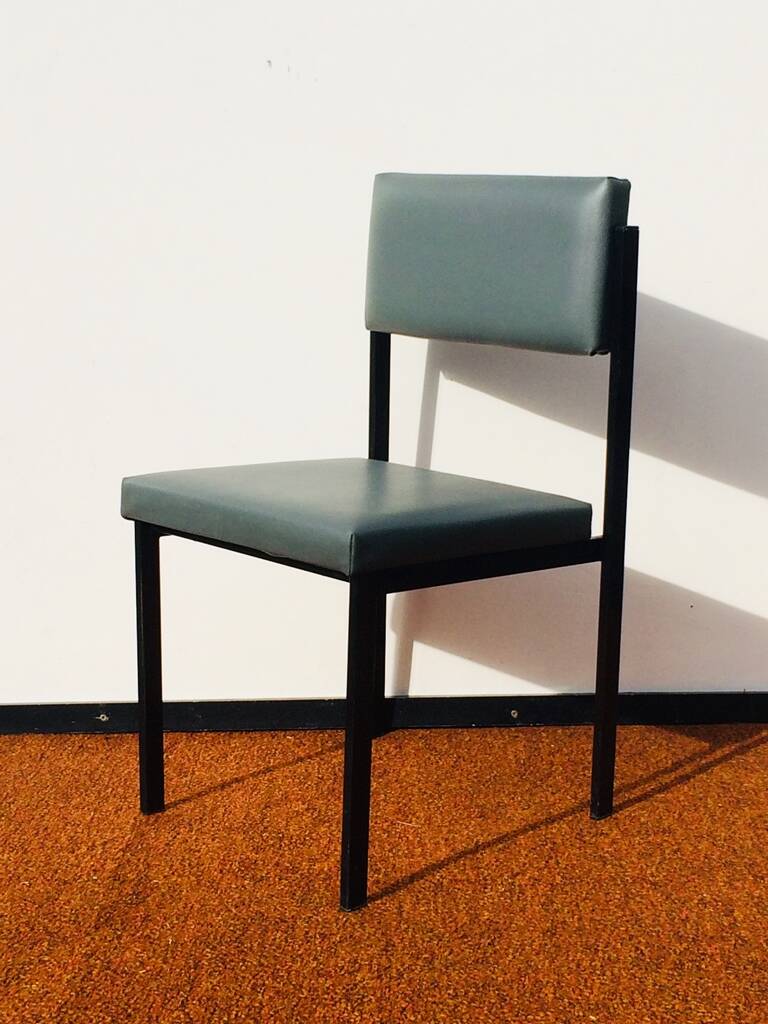 Pair of Pastoe style chairs. Vintage 60s.