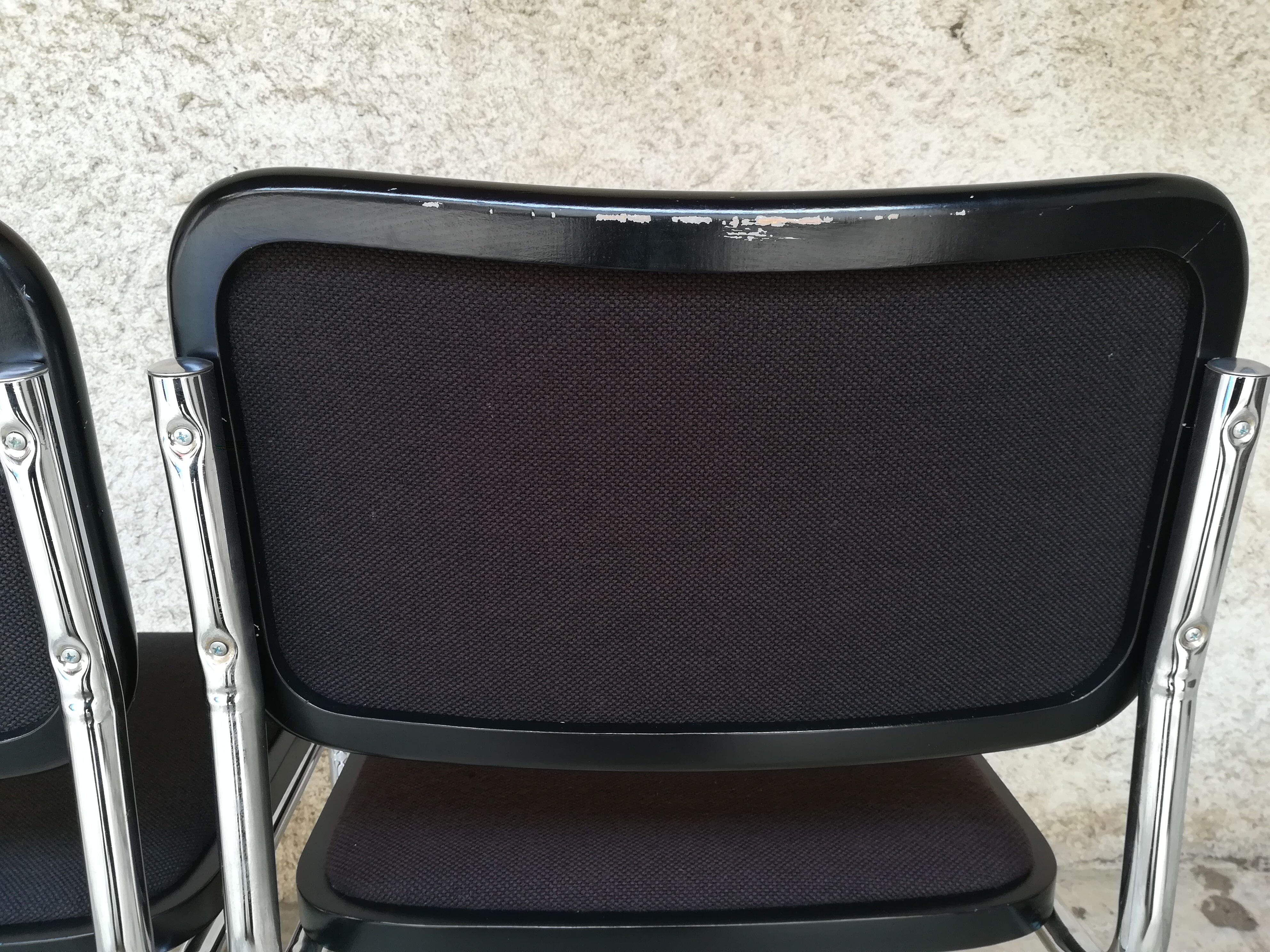 Cesca b32 chairs by Marcel Breuer