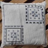 Couple de coussins berbère Kerkennah gris