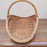 Wicker log basket