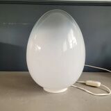 Vintage glass egg lamp