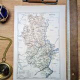 Printed in 1889, Rhône, Auvergne-Rhône-Alpes.