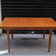 Nathan furniture dining table in 60s teak with butterfly extension