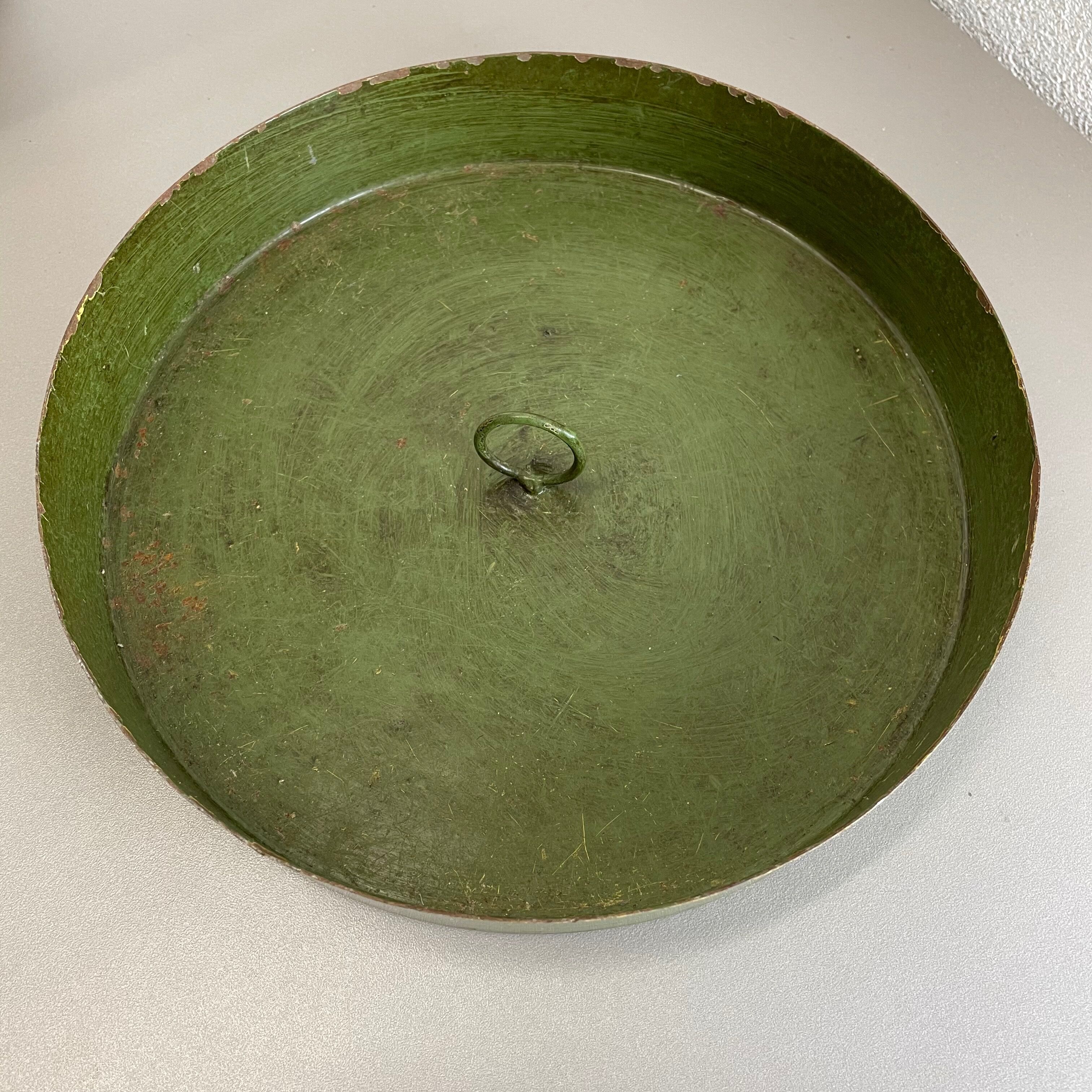 Hollywood Regency Gilded Metal Umbrella Stand by Li Puma, Firenze, Italy, 1950s