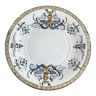 Decorative plate in Gien earthenware nineteenth century