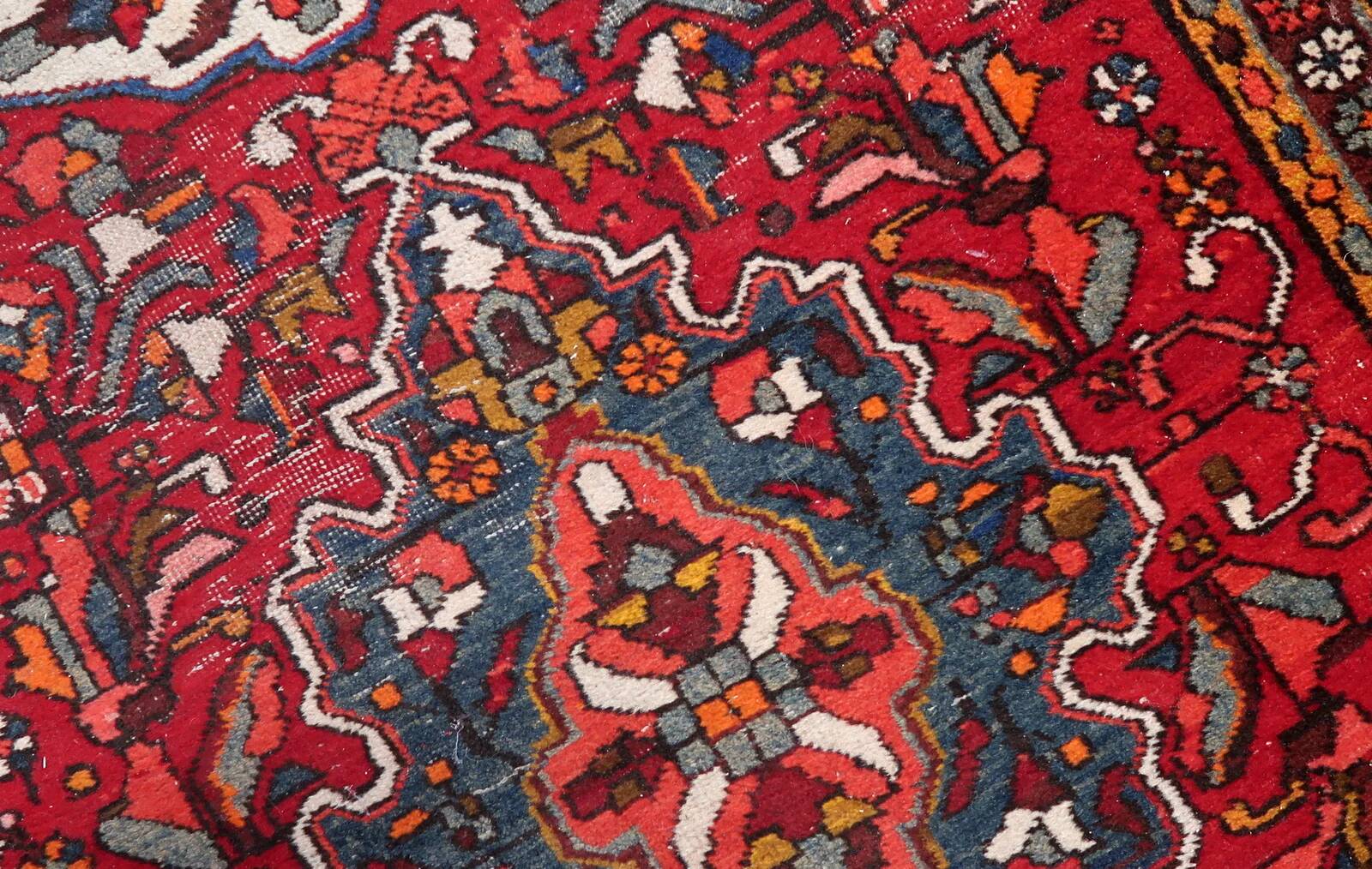 Handmade antique Persian Karajeh runner 97cm x 370cm 1920s - 1C1166