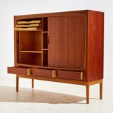 Teak and beech highboard (mk6603)