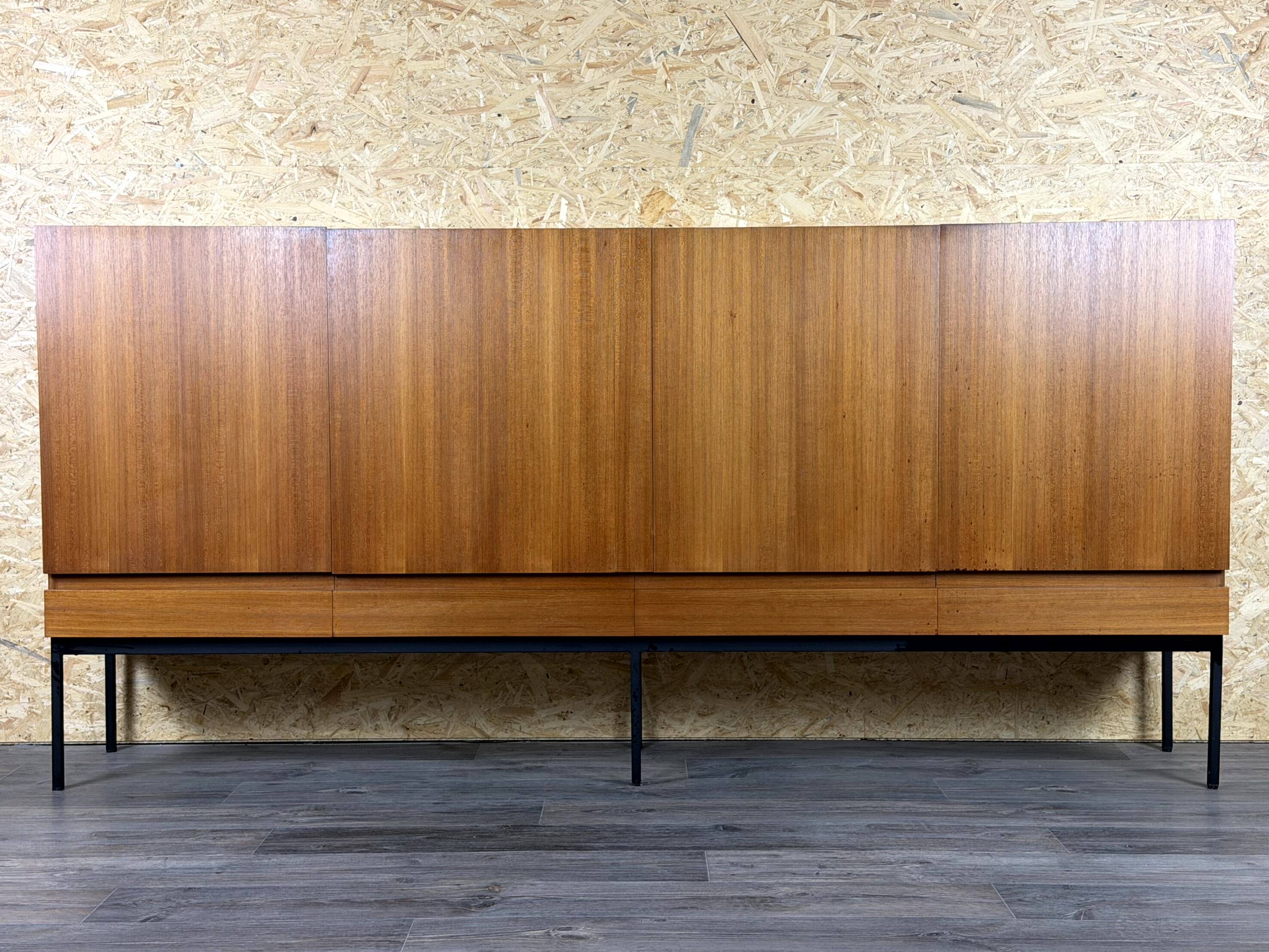 Buffet haut B60 en teck par Dieter Waeckerlin pour Behr, années 1960-1970