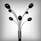 Coat rack in lacquered metal, italian design – 1960