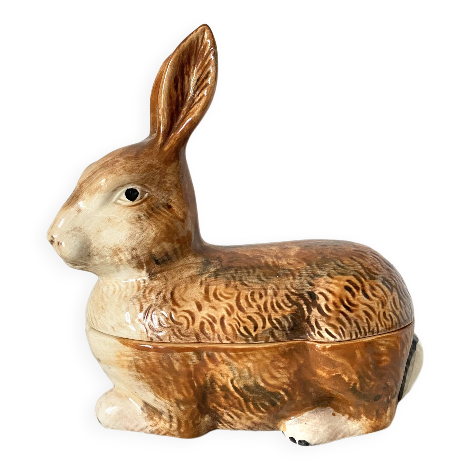 Ceramic rabbit, Caugant earthenware terrine