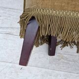 1970s, Danish 2-seater sofa, light green furniture velour.