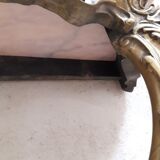 Gilded wooden console marble Louis XV style