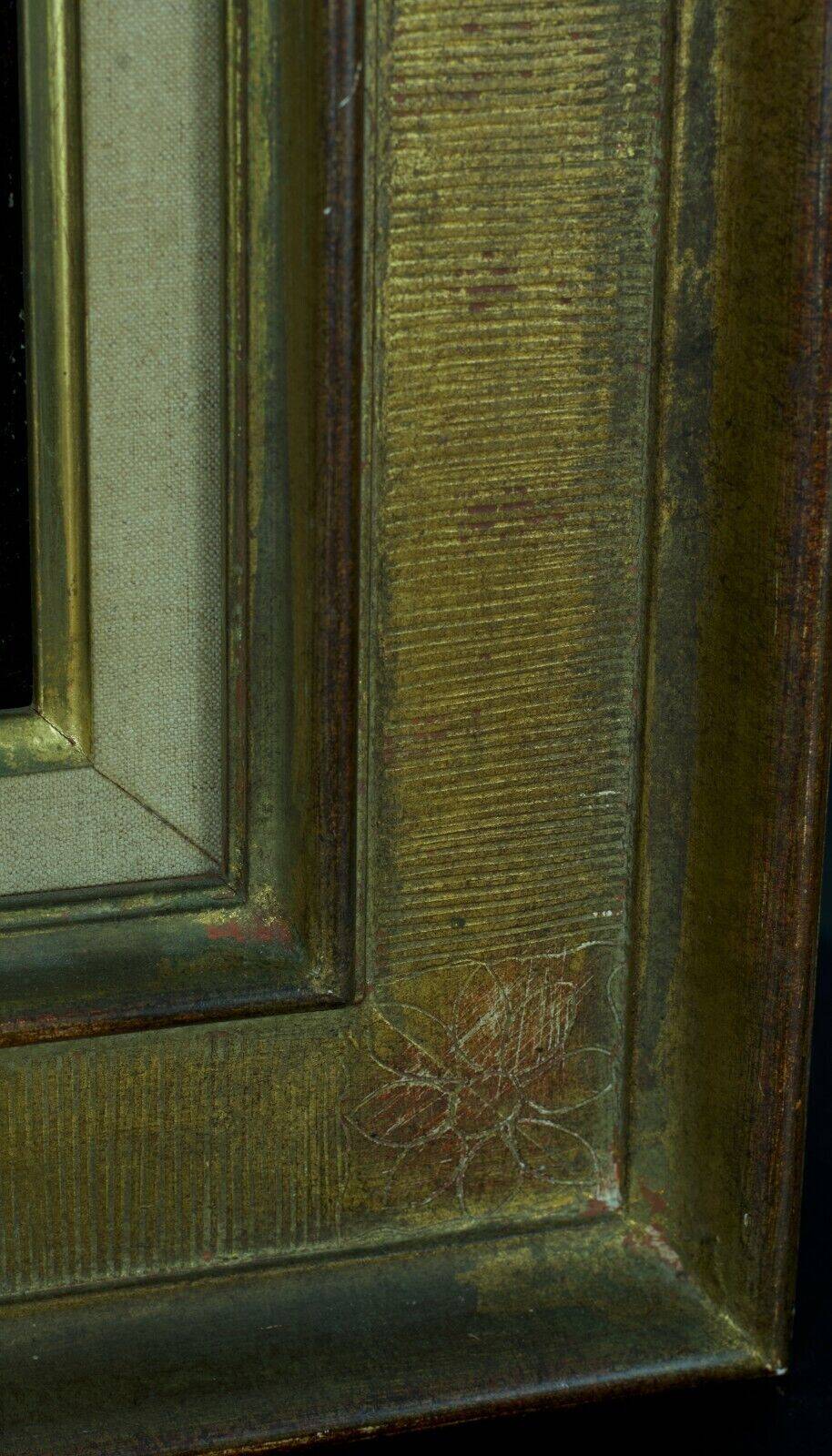 Beau portrait du 19e siècle d'une jeune femme en robe à ruban bleu.