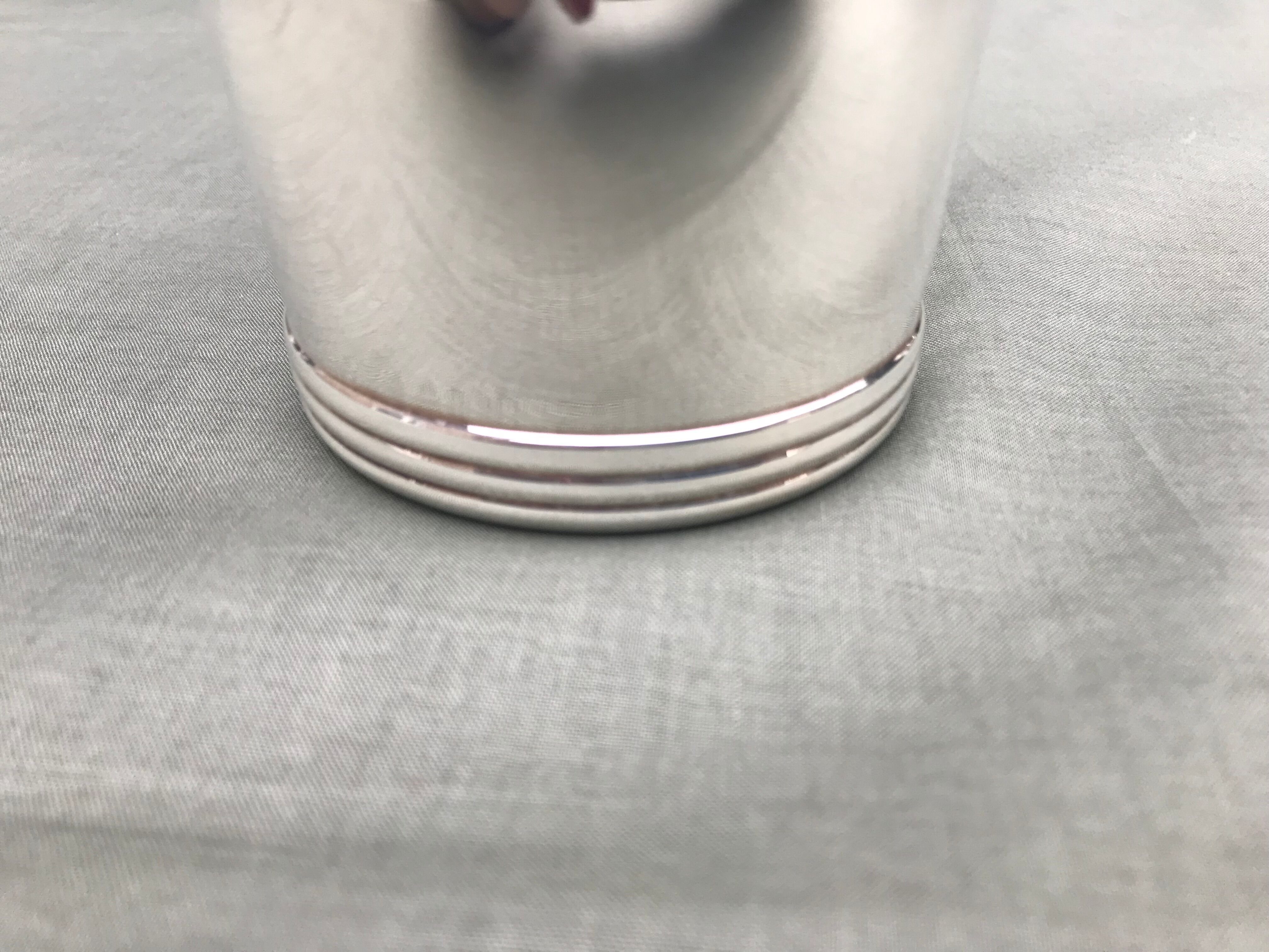 High silver metal timpani