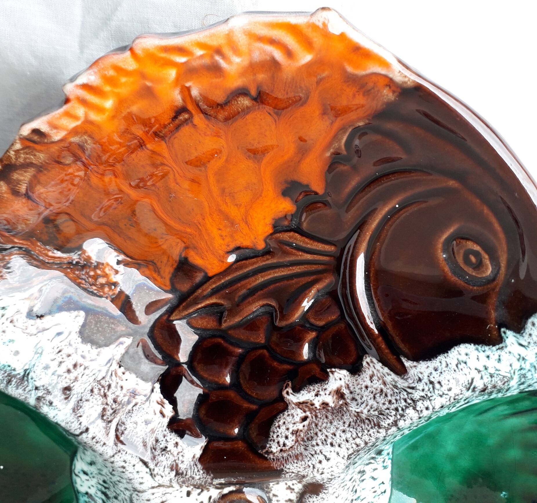 Ceramic serving platter