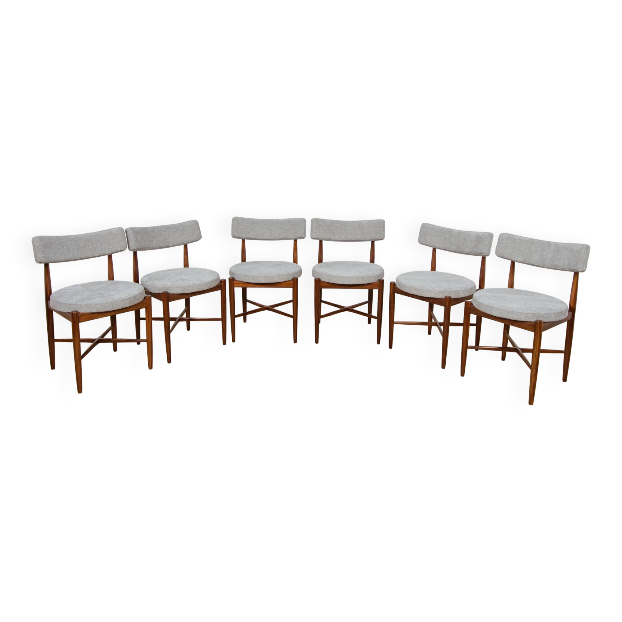 Mid-Century Teak Dining Chairs by Ib Kofod Larsen for G-Plan, 1960s.