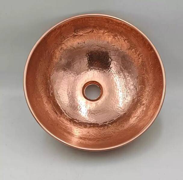 Antique Copper Vessel Sink Bathroom, Moroccan Handmade Sink