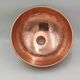 Antique Copper Vessel Sink Bathroom, Moroccan Handmade Sink