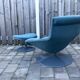 Artifort F520 armchair by Geoffrey Harcourt with P510 ottoman