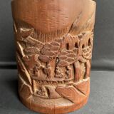 Porte-pinceaux bois lettrés immortels pins