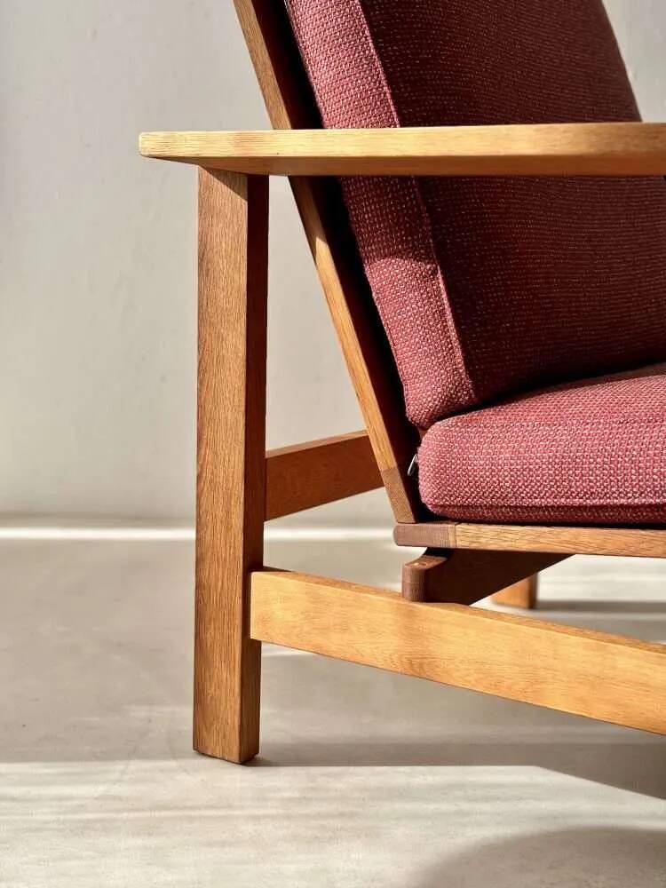 Fredericia armchair Søren Holst model 2551 oak 1960s
