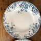 Flat plates made of St Amand Marie-Louise ironstone.