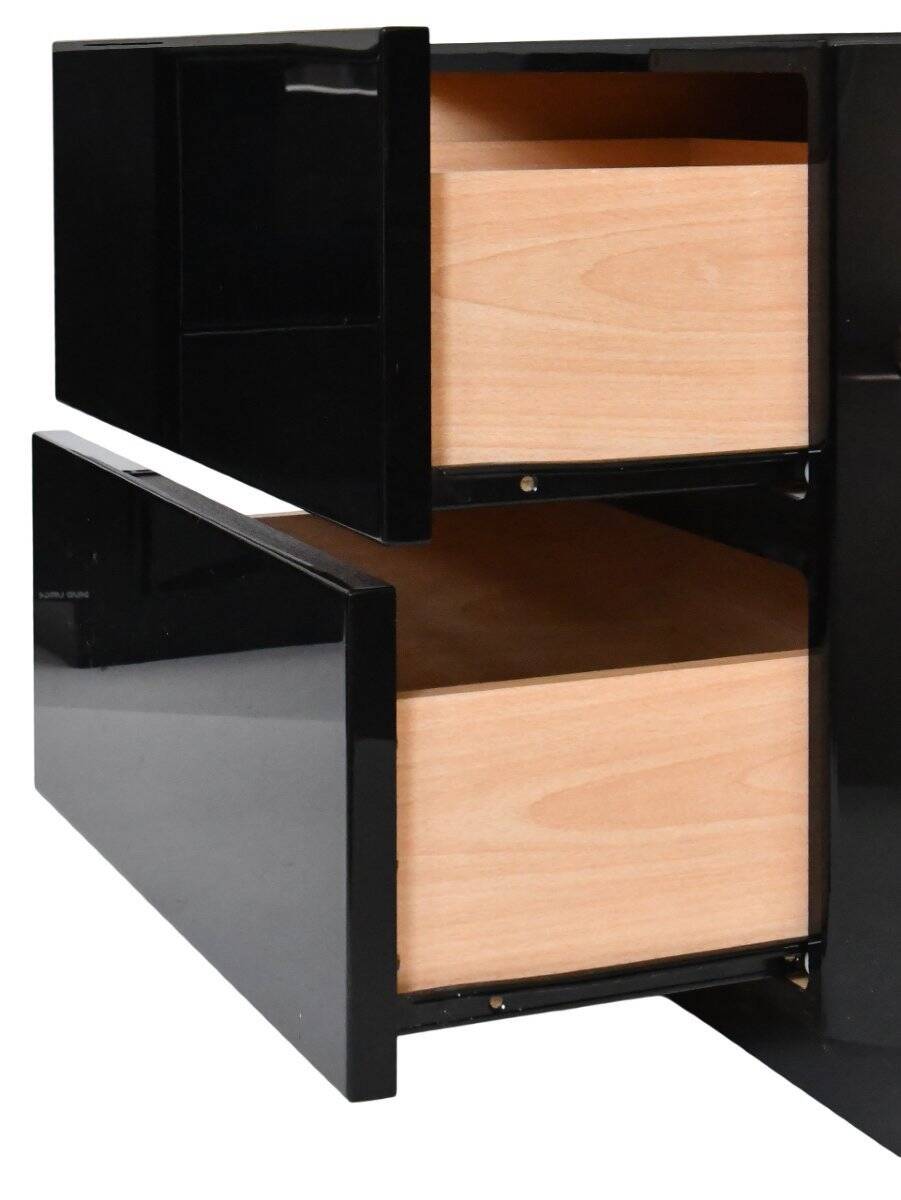 Pair of bedside tables by David Lange from the 1970s/80s.