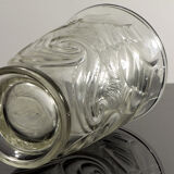Pressed glass vase