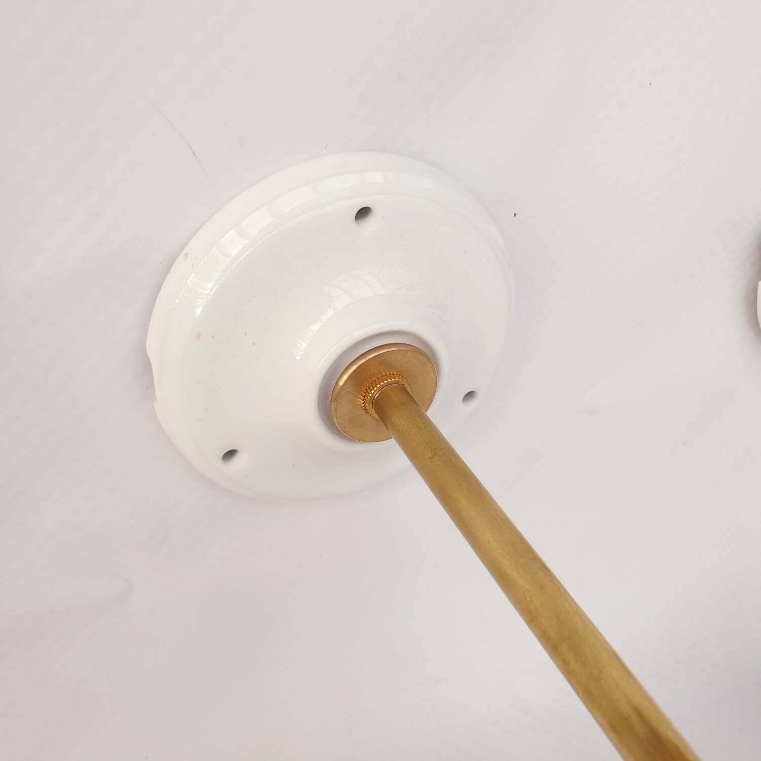 Swan neck and glass wall lights