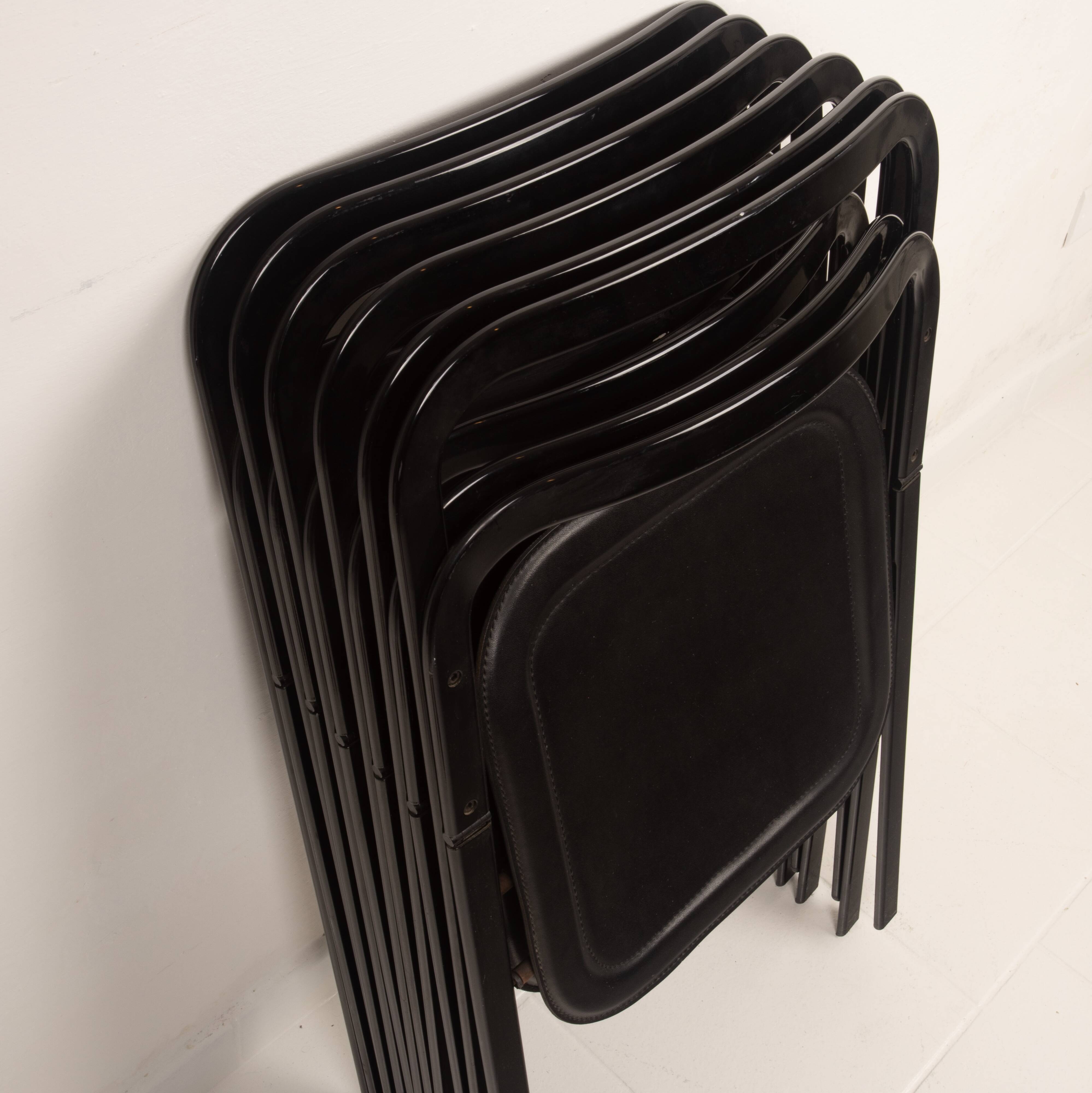 Chaises pliantes Clio par Giorgio Cattelan pour Cidue
