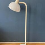 White metal vintage floor lamp with acrylic shade