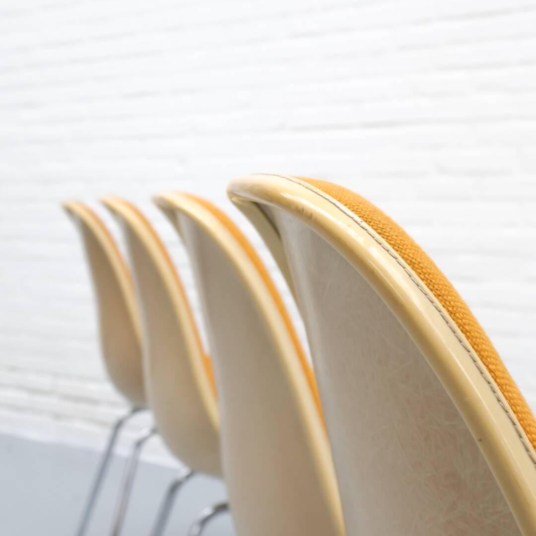 Chaises de salle à manger Eames DSX Herman Miller années 1970