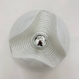 Set of 4 Peil & Putzler Wave milk glass Wall lamp , 1970s