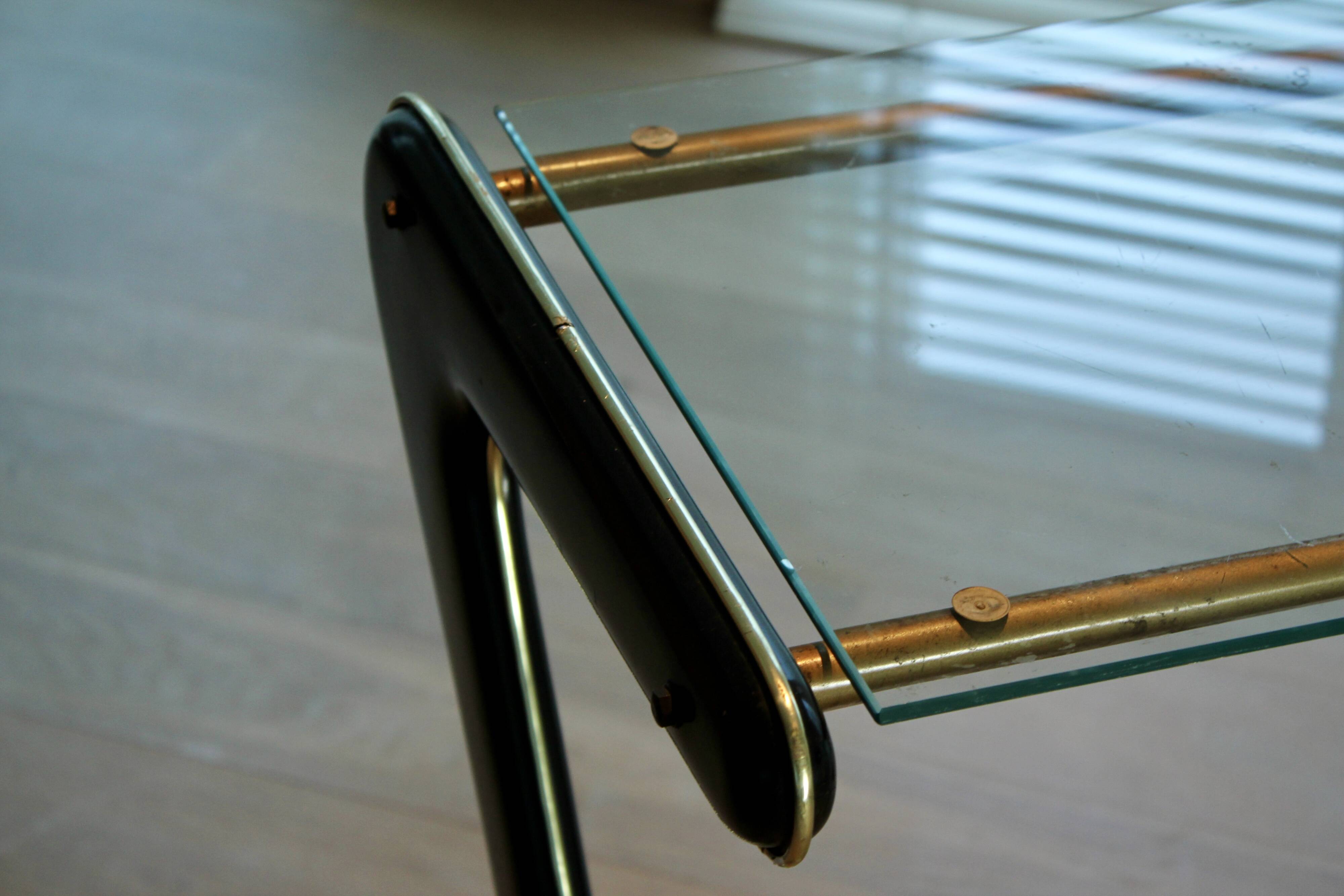 Table d'appoint par Rama Moncalieri (Turin), années 1950, Italie