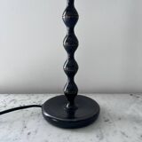 Metal coil floor lamp