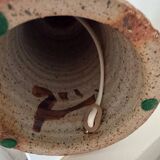 Large brutalist table lamp by Lene Regius, Denmark, 1970s