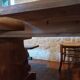Set of solid oak abbey tables + 2 benches + 2 extension leaves