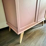 Wardrobe compass feet pink haberdashery