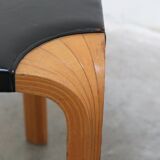 Important pair of 'X602' stools by Alvar Aalto for Artek, 1954