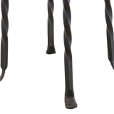 Set of 4 brutalist vintage stools 'Villingen'