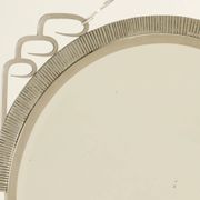 Art Deco Mirror With Hand-Forged Iron Frame, Belgium, 1920s