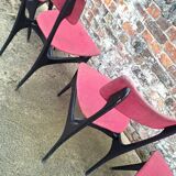 Set of 6 vintage Alfred Hendrickx chairs for Belform model S3