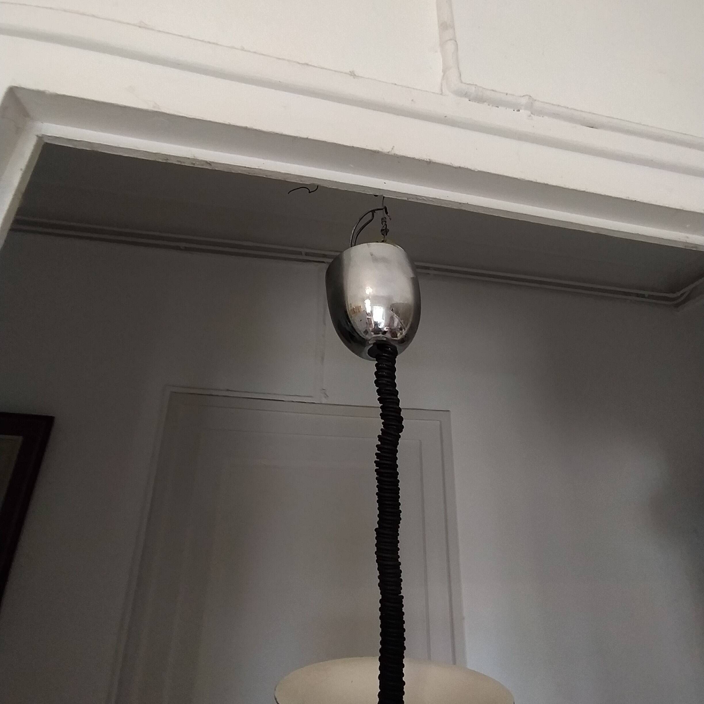 Rolly Space Age chandelier Italian design 1970