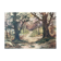 Tableau aquarelles signée Christen "Chemin en sous bois" XIX° siècle