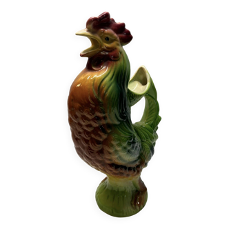 Earthenware rooster carafe