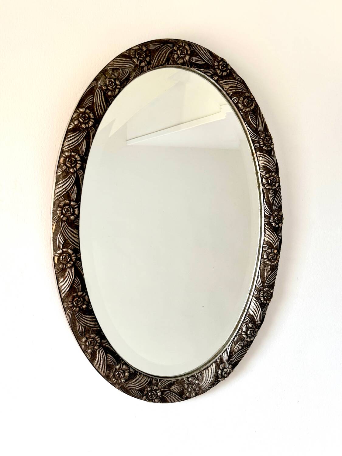 Art Deco beveled mirror, circa 1940